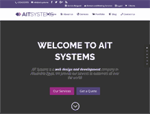 Tablet Screenshot of aitsys.com
